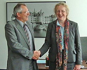 FH-Präsident Günther Grabatin und Unipräsidentin Katharina Krause