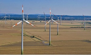 Windstrom-Park in Niedersachsen