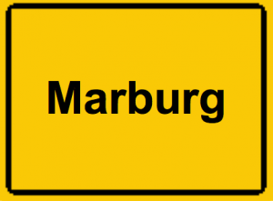 Marburg Ortsschild