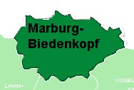 Karte Marburg-Biedenkopf