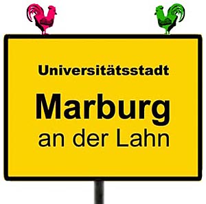 Schild Marburg-RotGrün