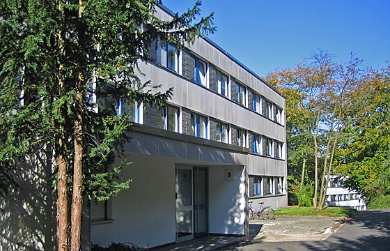 Das Wohnheim Franz Lambert liegt im Studentendof und wird vom Studentenwerk Marburg betrieben. Forto Sternbald-Archiv Hartwig Bambey