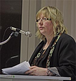 Bettina Böttcher die Betriebsratsvorsitzende kandidiert erneut bei den Betriebsratswahlen 2014.
