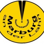 Schild Marburg zentriert