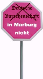 Deutsche Burschenschaft in Marburg nicht