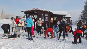 Skitag in Winterberg des Beruflichen Gynmnasiums 'Kaufmännische Schulen Marburg'. Foto ... ->für Großdarstellung anklicken