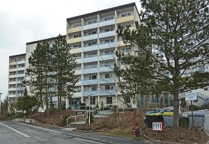 Das Altenwohnheim am Richtsberg ist in die Jahre gekommen. Sternbald-foto Hartwig Bambey