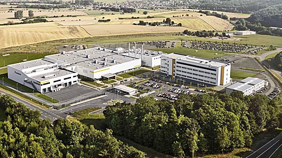 Luftaufnahme des gesamten MARS-Campus am Standort Görzhausen. Foto Novartis Vaccines 