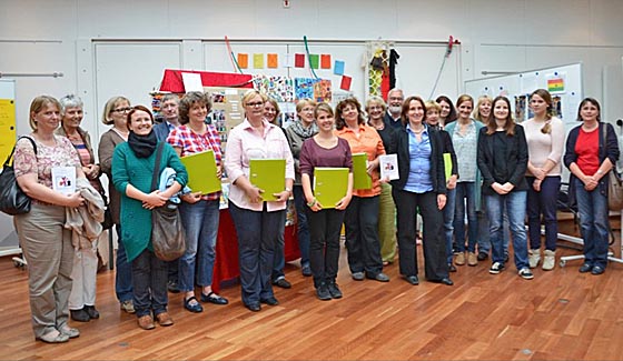  Umweltprojekte aus Marburger Kindertageseinrichtungen wurden von Erzieherinnen der Kindertagesstätten vorgestellt. Foto Lea Trotte 