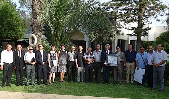 Die Marburger Delegation zu Besuch in Sfax, um gemeinsam ein Handlungsprogramm zu Klimaschutz und Anpassung an den Klimawandel zu entwickeln.