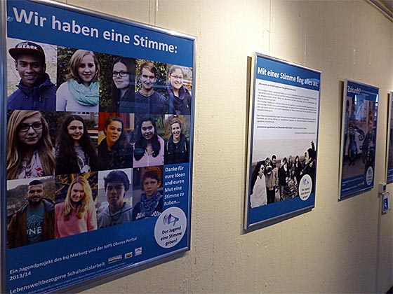 Plakat wir haben eine Stimme