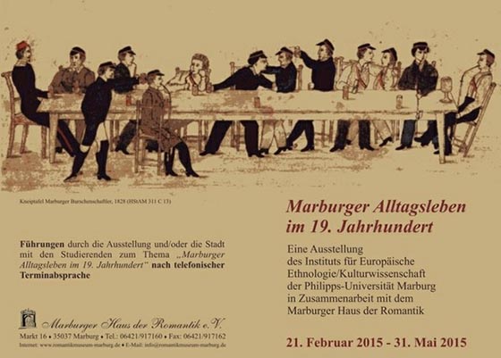 Einladung Marburger Alltagsleben im 19.Jahrhundert