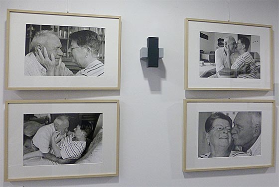 Einfühlsame Fotografien hat Winfried Eberhardt für die Ausstellung 'Alter und Liebe' geschaffen. Sternbald-Foto Hartwig Bambey