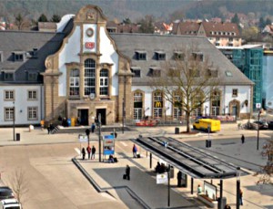 Bahnhofsvorplatz Marburg Foto Jennifer Bauer