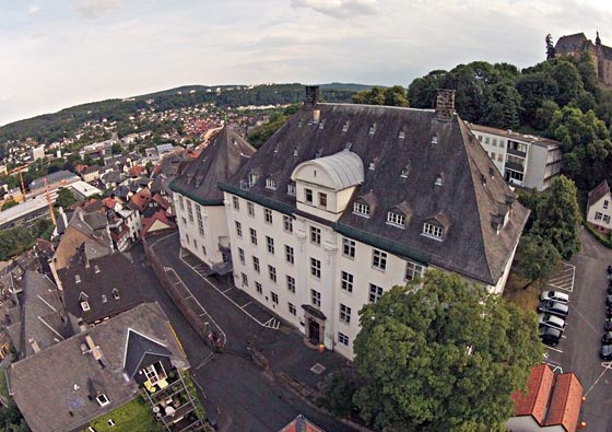 Gebäude des Fachbereichs Physik der Philipps-Universität Marburg am Renthof 5. Foto Andreas Sebald