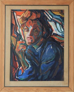 Reinhard Schmidhagen: Porträt einer Studentin, 1944, Öl, Kunstmuseum Bochum