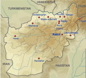 Karte Afghanistan Quelle Wikipedia