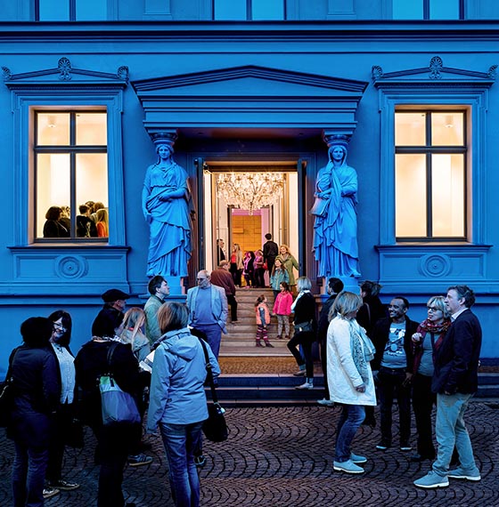 Das wiedereröffnete Kasseler Stadtmuseum am Ständeplatz steht im Fokus vieler BesucherInnen der Kasseler Museumsnacht 2016. Foto Kulturamt Kassel