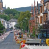 Baustelle Universitätsstraße im Plan