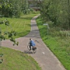 Bau Fußweg und Radweg zur Rosenbrücke