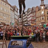 PlatzRegen auf dem Marktplatz