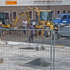 Baustellen, Bauleute, Baufortschritte