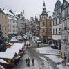 Winter, Schnee und verwandelte Ansichten