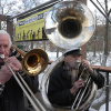 Hirsefeldsteg – Eröffnung mit Jazz und Glühwein