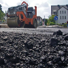 Asphaltmaschinen im Einsatz