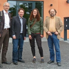 Landtagsabgeordnete Angela Dorn auf Visite im Solar-Kraftwerk