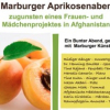 Wohltätigkeit für Frauen in Afghanistan als ‚1. Marburger Aprikosenabend‘