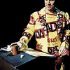 Martin Maecker mit Dada in der Cavete
