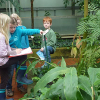 Naturforscherexpedition in der Grünen Schule des Botanischen Gartens