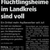 Kritik an Innenminister Boris Rhein als Förderer rassistische Themen zu Lasten von Schutzsuchenden
