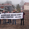 Die LINKE demonstriert für bezahlbaren Wohnraum