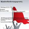 Widerstand gegen Kinderförderungsgesetz – Protestkundgebung von ver.di und Eltern am 6. März in Marburg
