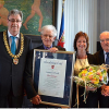 Ehrenbürgerschaft für Amnon Orbach als Mann des Friedens