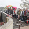 Fußgängersteg am oberen Richtsberg heißt jetzt Regenbogenbrücke