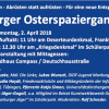 Aufruf zum Osterspaziergang in Marburg