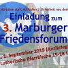 Einladung zum Marburger Friedensforum: Abrüsten statt Aufrüsten – Sicherheit neu denken