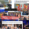 Kanzlerbesuch in Marburg: Viel mehr Bürger demonstrierend auf Straßen und Plätzen als im Saal und Lokschuppen –  Marburg ein Tag lang im Fokus bundesweiter Berichterstattung
