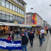 Ostermarsch 2023 vom Bebelplatz zum Rathaus in Kassel