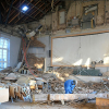 Im Landgrafenhaus nach Deckeneinsturz weiter Aufräumarbeiten
