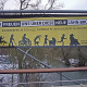 Schwarz-gelbe Demonstration an neuer Hirsefeldbrücke