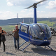 Im Hubschrauber über dem Marburger Land