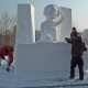 Marburger Studierendenteam gewinnt Schneeskulpturenwettbewerb in China