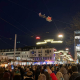 Fliegender Weihnachtsmann in Kassel