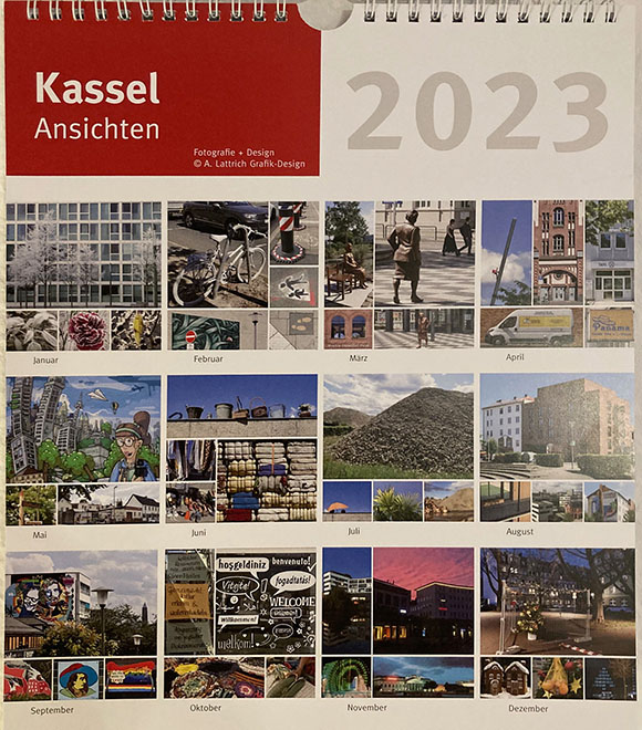 das Marburger. Foto-Kalender Kassel Ansichten 2023 lädt ein - das Marburger.