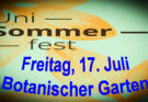 Am 17. Juli Uni-Sommerfest im Botanischen Garten auf den Lahnbergen